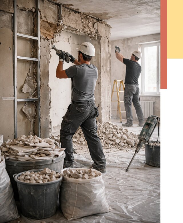 Демонтажные работы в калуге от 2731 руб. — услуги и цена под ключ | ОТДЕЛОЧНИК-Клг