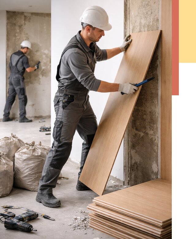 Демонтаж стеновых панелей в калуге от 3540 руб. за м² быстро и недорого | ОТДЕЛОЧНИК-Клг