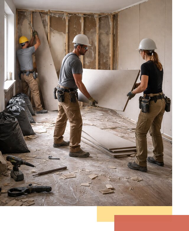 Демонтаж стеновых панелей в калуге быстро и аккуратно