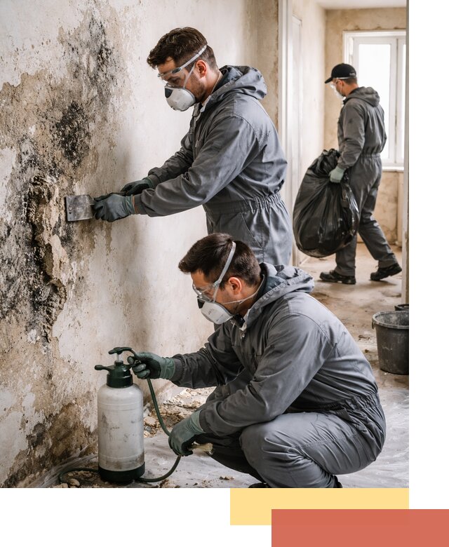 Удаление плесени со стен профессионально в калуге