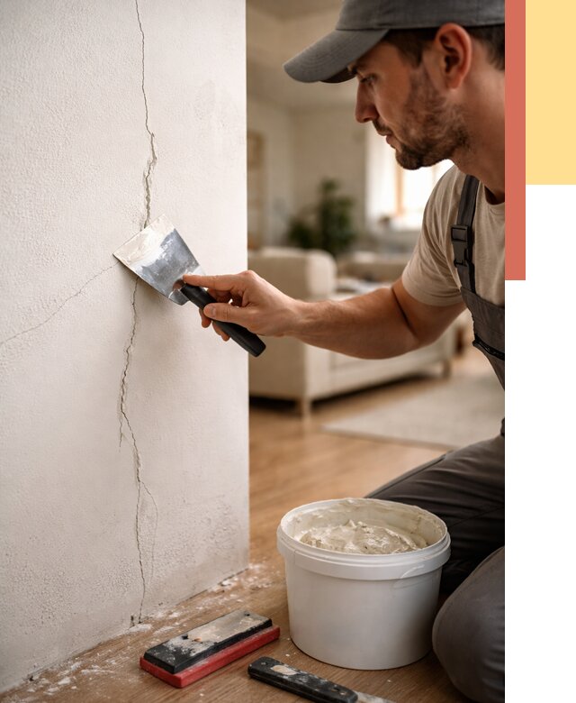 Заделка трещин и сколов в калуге от 2478 руб. — быстро и недорого | ОТДЕЛОЧНИК-Клг