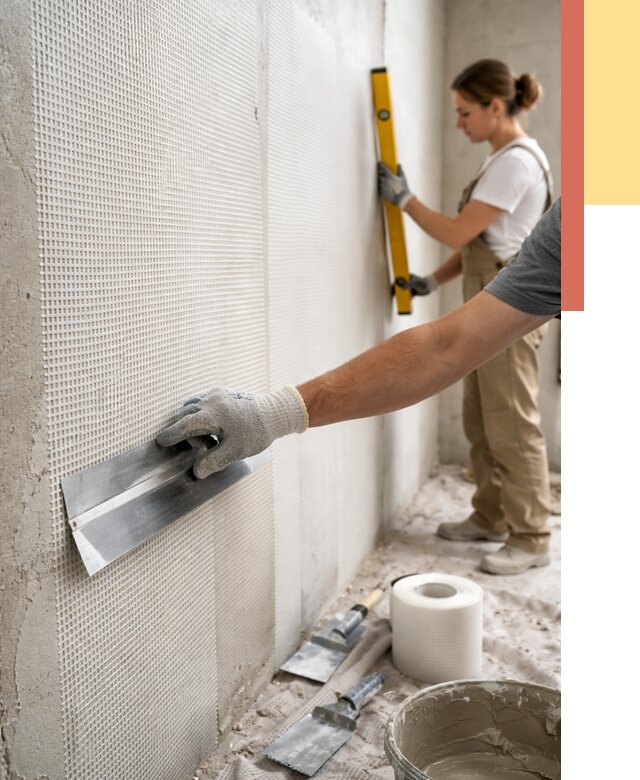 Армирование стен стеклосеткой в калуге от 3236 руб. под ключ | ОТДЕЛОЧНИК-Клг