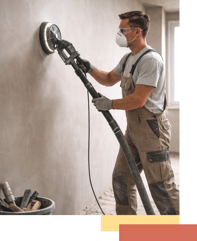 Профессиональная шлифовка стен в калуге быстро и качественно