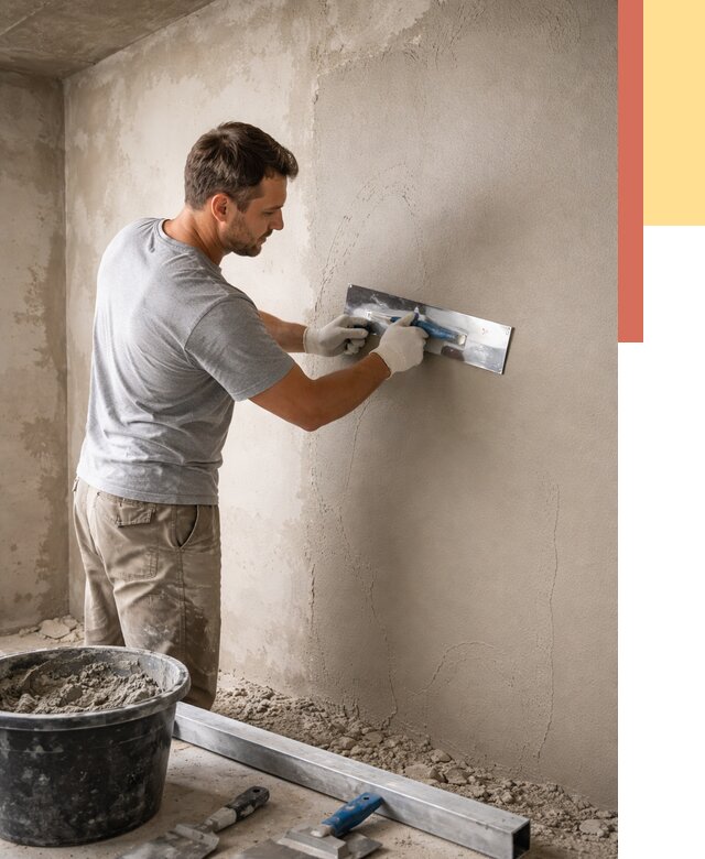 Штукатурка стен без маяков в калуге от 7282 руб/м2 — услуги и цена | ОТДЕЛОЧНИК-Клг