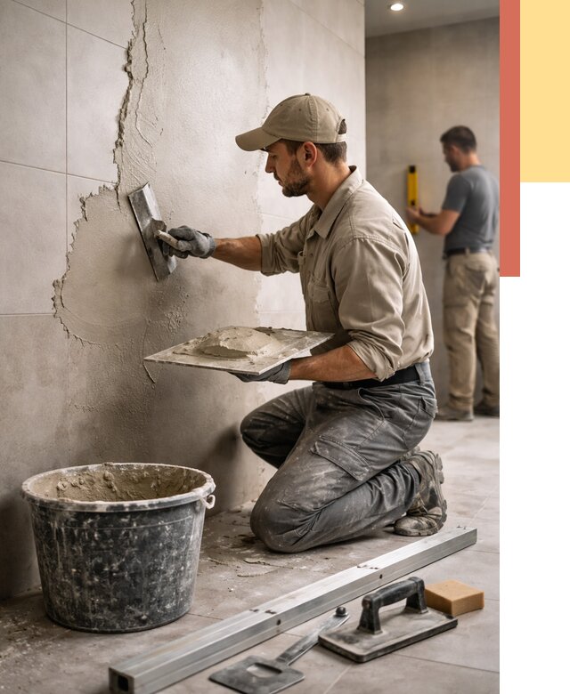 Штукатурка стен в ванной в калуге от 4551 руб./м² — выравнивание под ключ | ОТДЕЛОЧНИК-Клг