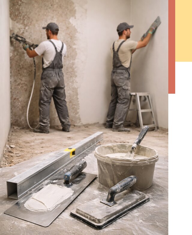 Штукатурка стен под обои в калуге от 4551 руб./м2 — выравнивание под обои | ОТДЕЛОЧНИК-Клг