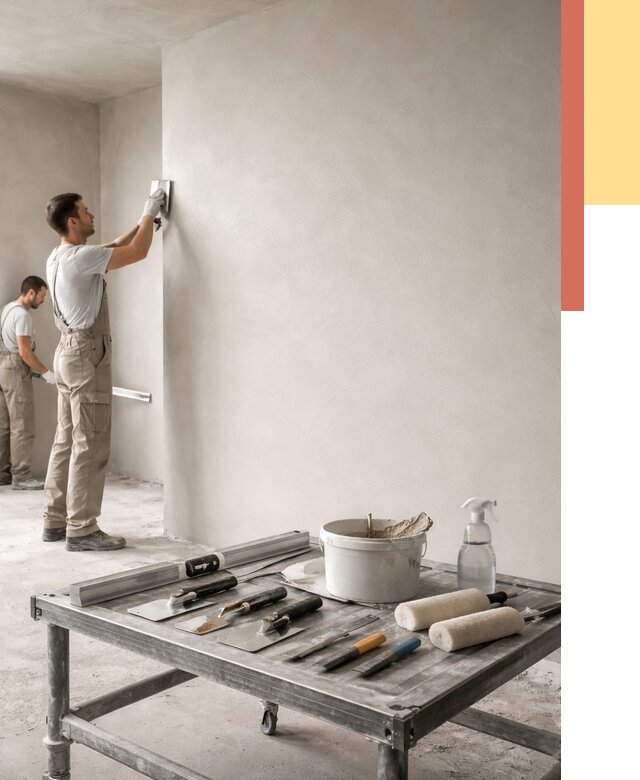 Штукатурка стен под покраску в калуге от 4551 руб./м² — качественно и недорого | ОТДЕЛОЧНИК-Клг