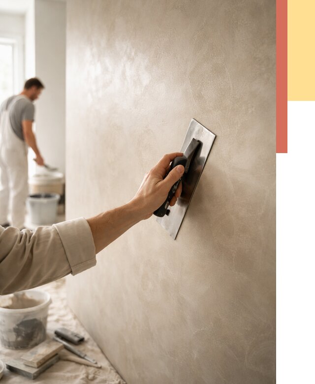 Венецианская штукатурка в калуге от 3540 руб/м² — нанесение стен под ключ | ОТДЕЛОЧНИК-Клг