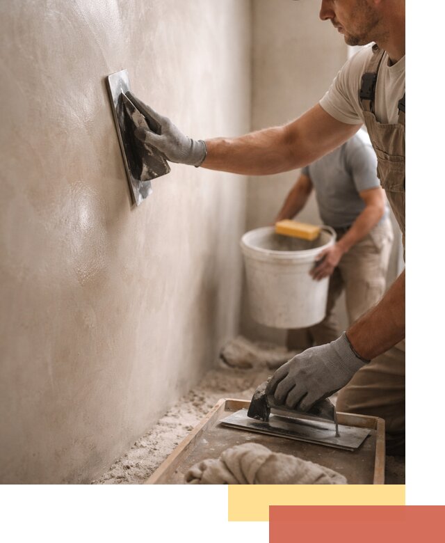 Нанесение марокканской штукатурки таделакт в калуге