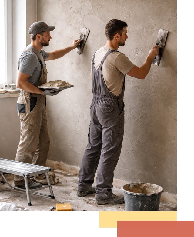 Ремонт декоративной штукатурки и восстановление фактуры в калуге