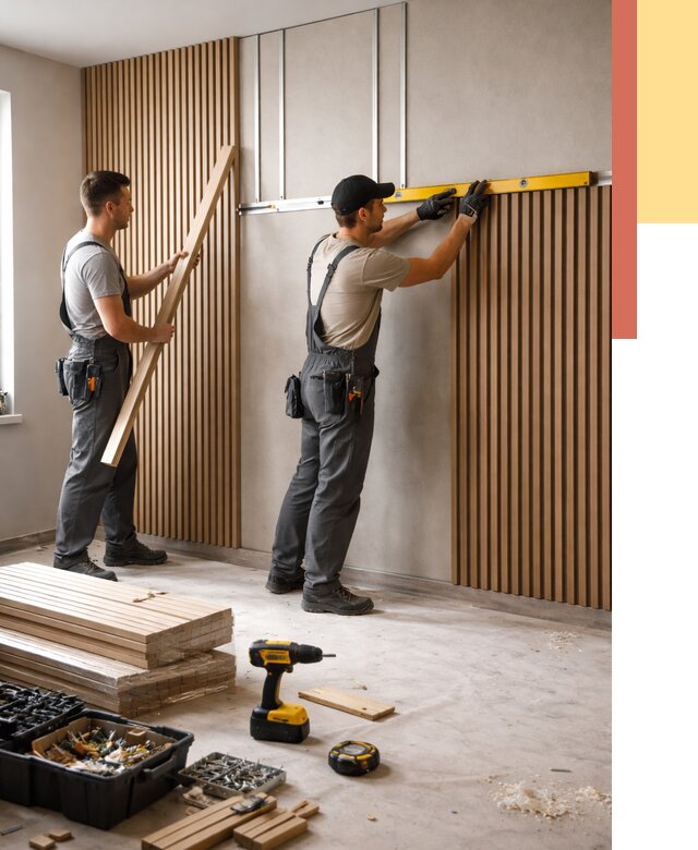 Монтаж реечных панелей на стены в калуге от 1214 руб. — быстро и недорого | ОТДЕЛОЧНИК-Клг