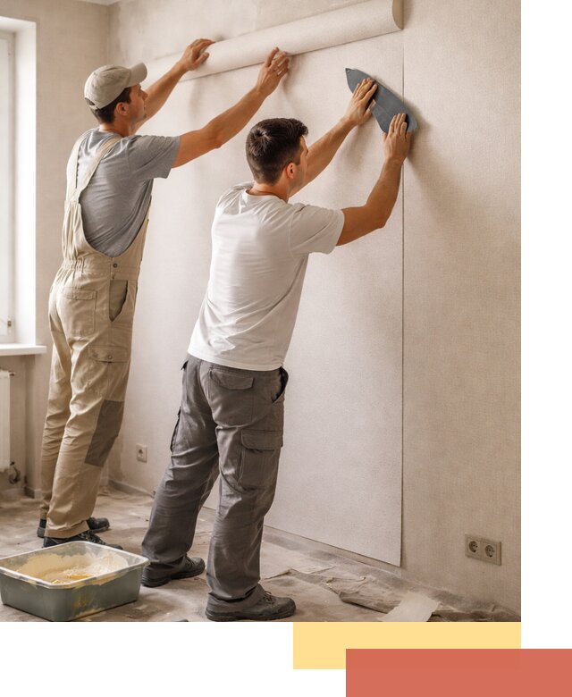 Поклейка виниловых обоев в калуге профессионально и качественно