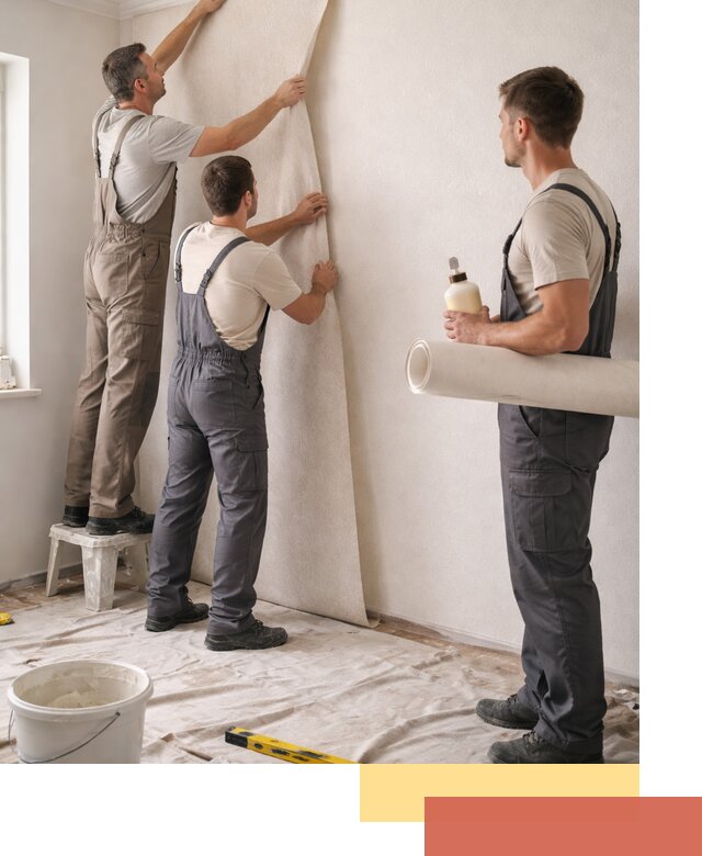 Оклейка стен обоями в калуге — качественно и профессионально