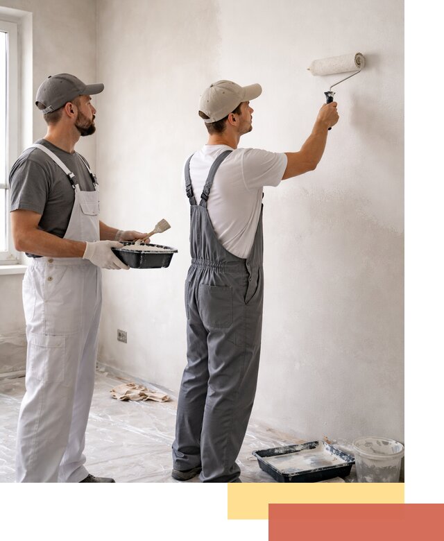 Покраска стен водоэмульсионной краской в калуге