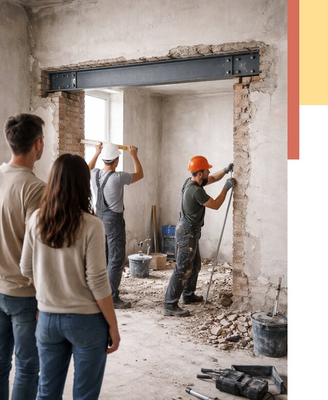 Усиление проема в стене в калуге от 9608 руб. — усиление дверного проема металлоконструкцией | ОТДЕЛОЧНИК-Клг