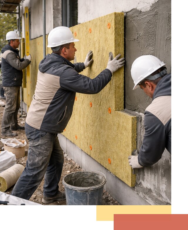 Утепление стен минватой в калуге — тепло и звукоизоляция