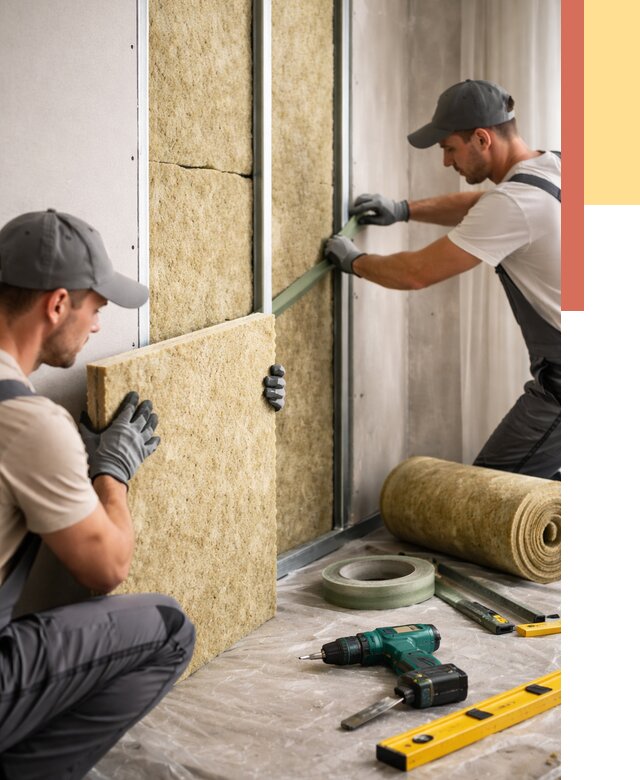 Шумоизоляция стен в калуге под ключ от 1871 руб. | ОТДЕЛОЧНИК-Клг