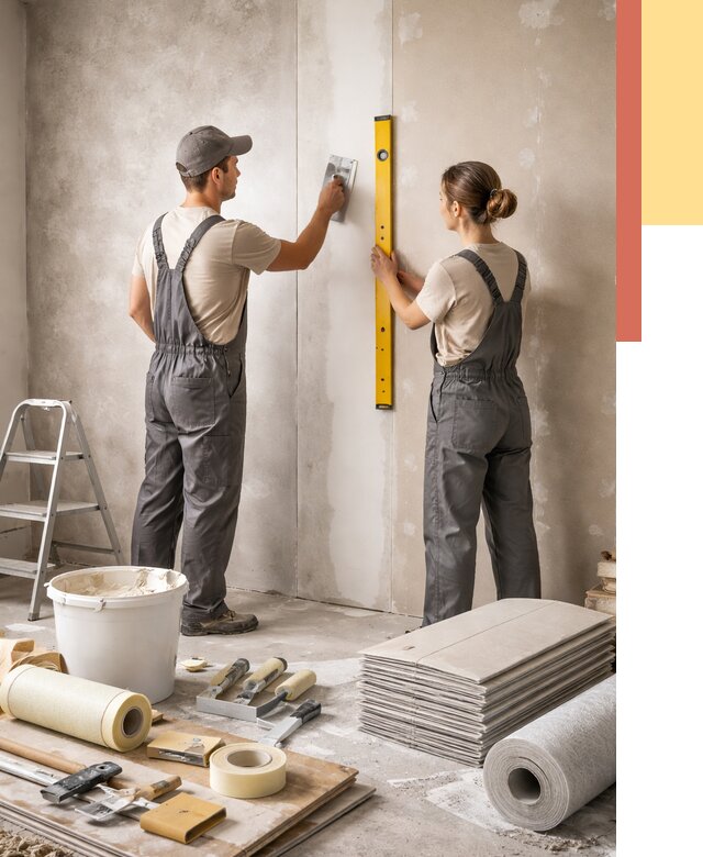 Отделка стен в калуге от 1517 руб/м² — недорого, быстро, под ключ | ОТДЕЛОЧНИК-Клг