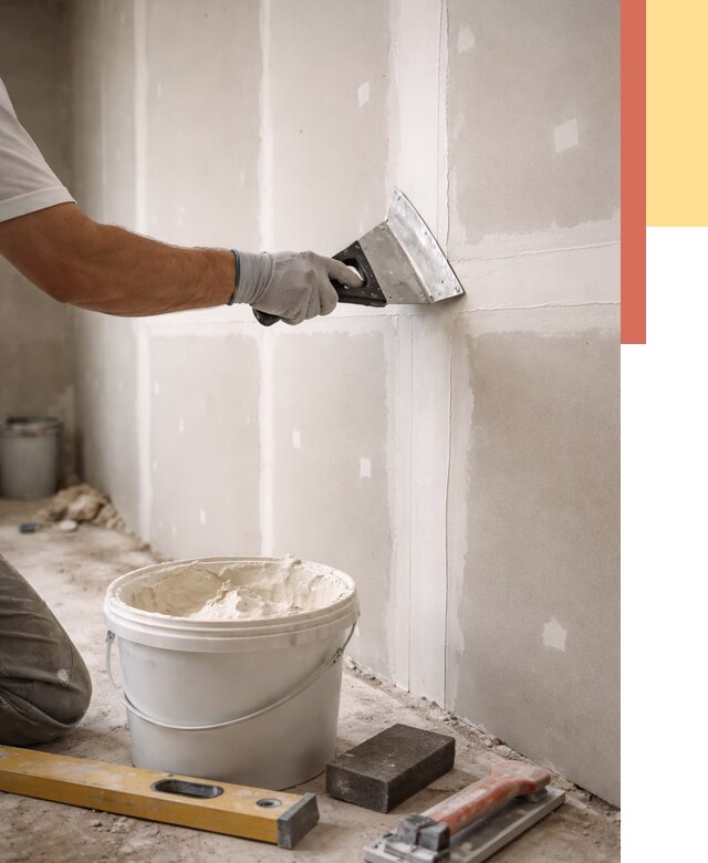 Шпаклевка перегородок из гипсокартона в калуге от 2529 руб. — услуги ОТДЕЛОЧНИК-Клг