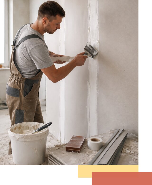 Шпаклевка перегородок из гипсокартона в калуге качественно и быстро