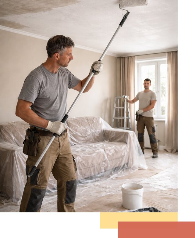 Грунтовка потолка в калуге — подготовка под покраску и отделку