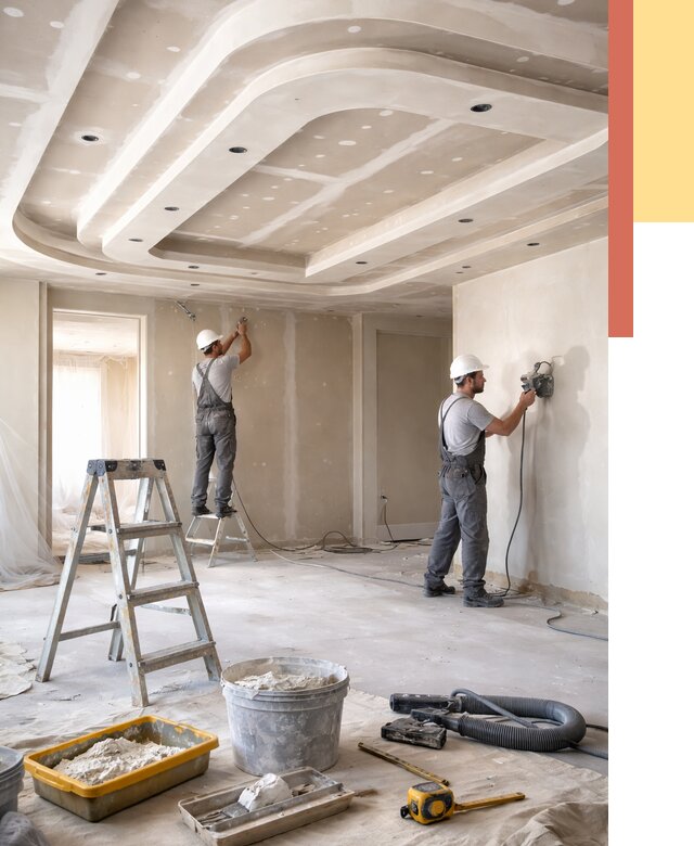 Многоуровневый потолок из гипсокартона в калуге от 759 руб. под ключ | ОТДЕЛОЧНИК-Клг