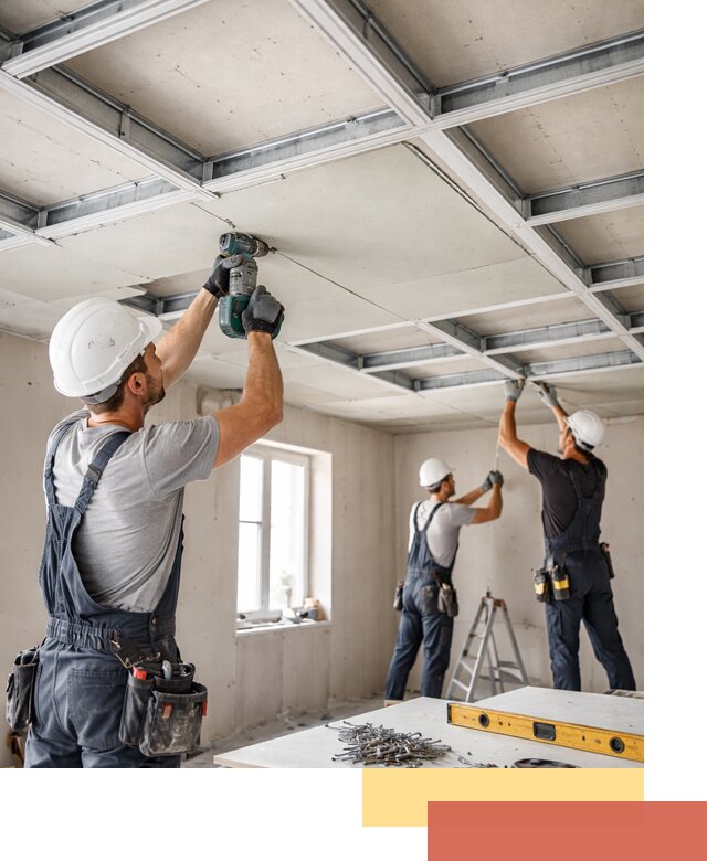 Кессонный потолок из гипсокартона под ключ в калуге