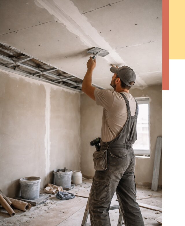 Ремонт потолка из гипсокартона в калуге от 657 руб./м² — быстро и недорого | ОТДЕЛОЧНИК-Клг