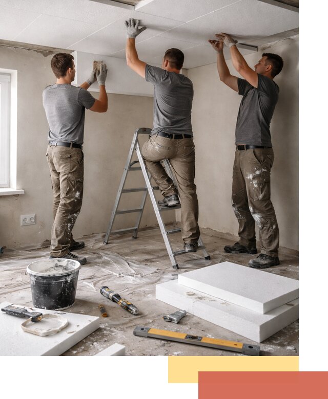 Утепление потолка пенопластом в калуге быстро и качественно