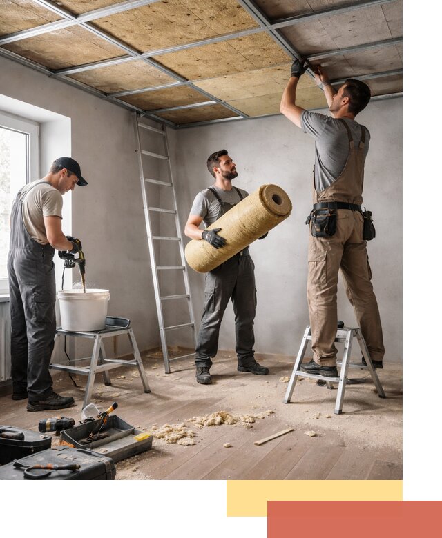 Шумоизоляция потолка в калуге: профессиональный монтаж и отделка